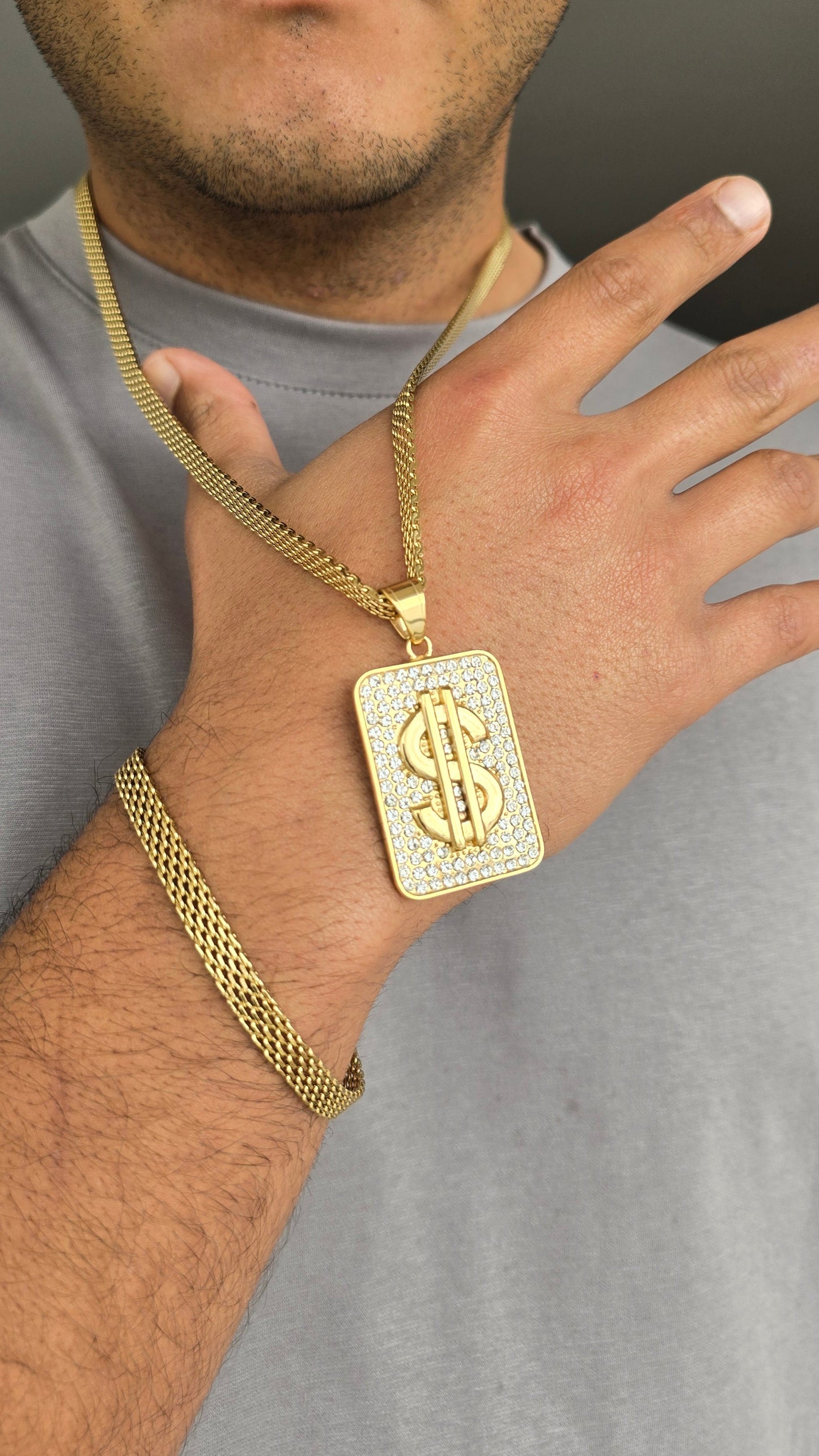 DIJE MONEY KING CON TEJIDO CHINO 6mm - 65cm