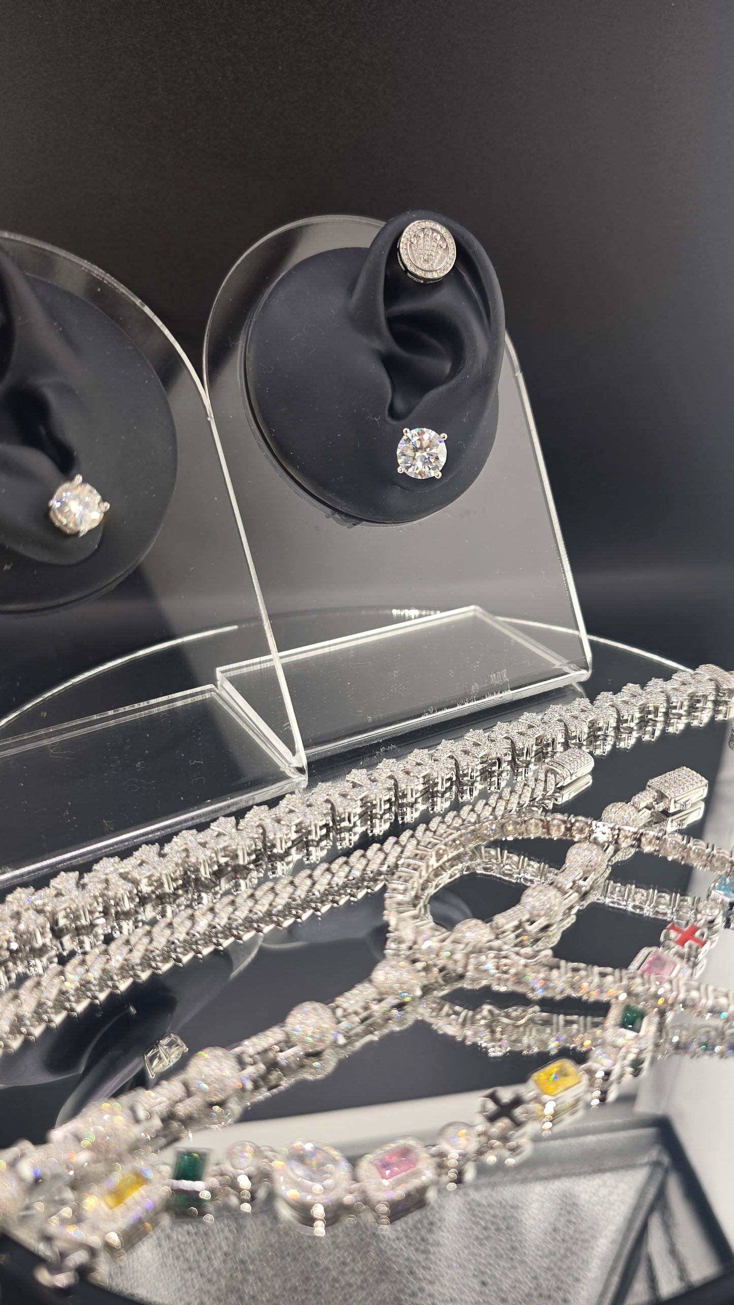 PULSERA MOISSANITA VVS1 - CROSSES