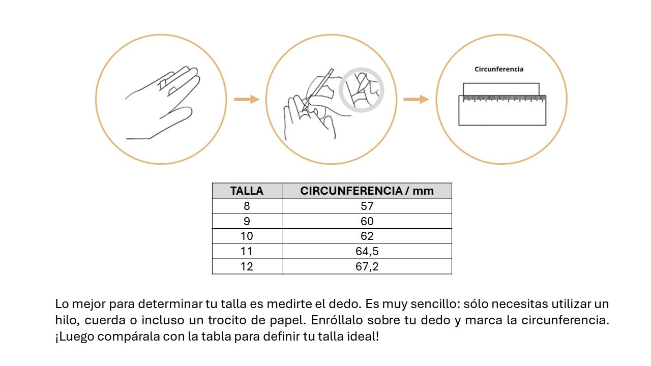 ANILLO PERSEO ORO 18K laminado