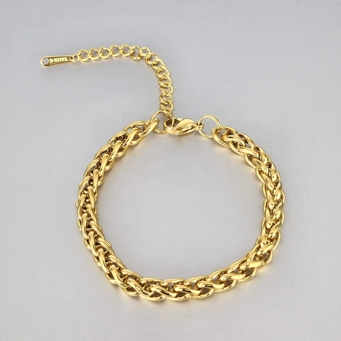 PULSERA LUXUS ORO 18K LAMINADO CABALLERO