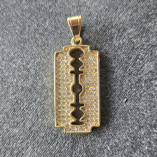 DIJE BARBER ORO18KLAMINADO