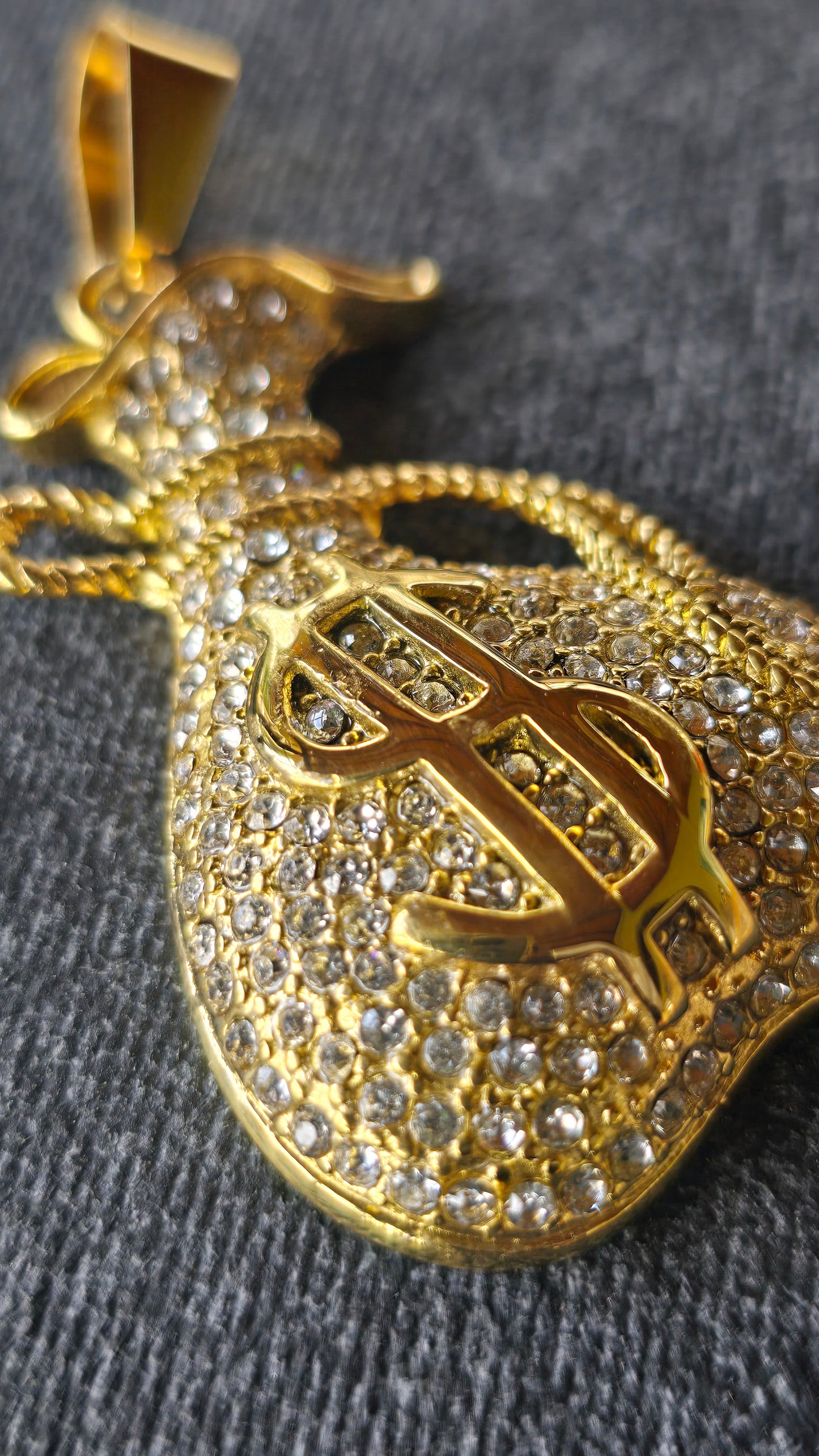 DIJE MONEY BAG ORO18KLAMINADO