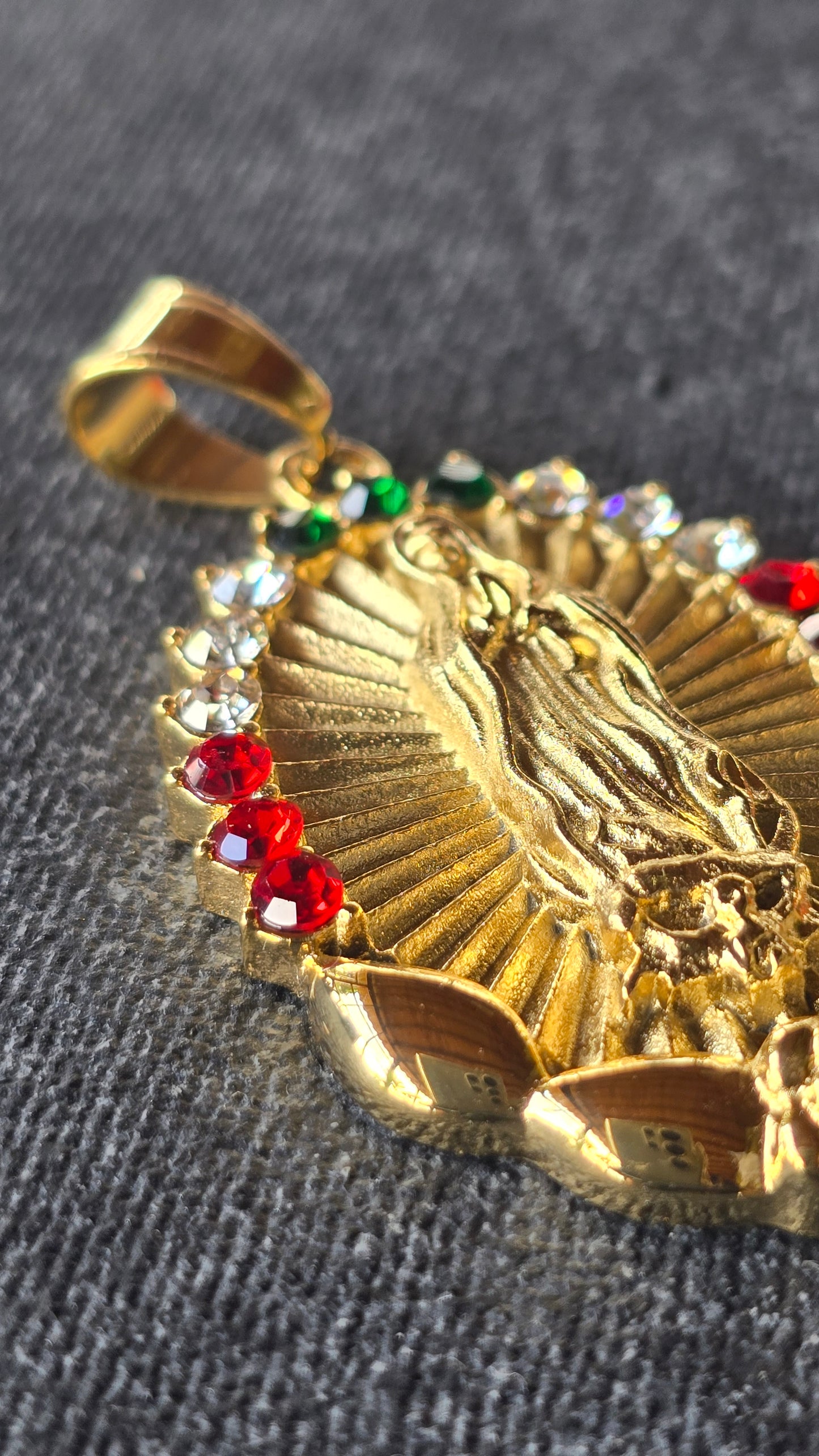 DIJE GUADALUPE ORO18KLAMINADO