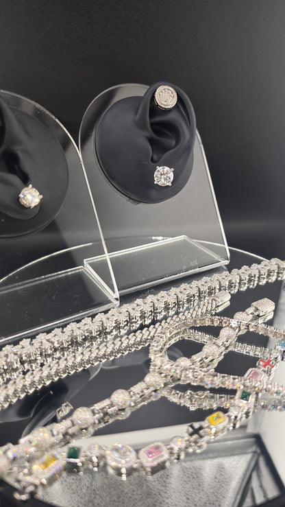 PULSERA MOISSANITA VVS1 - CROSSES