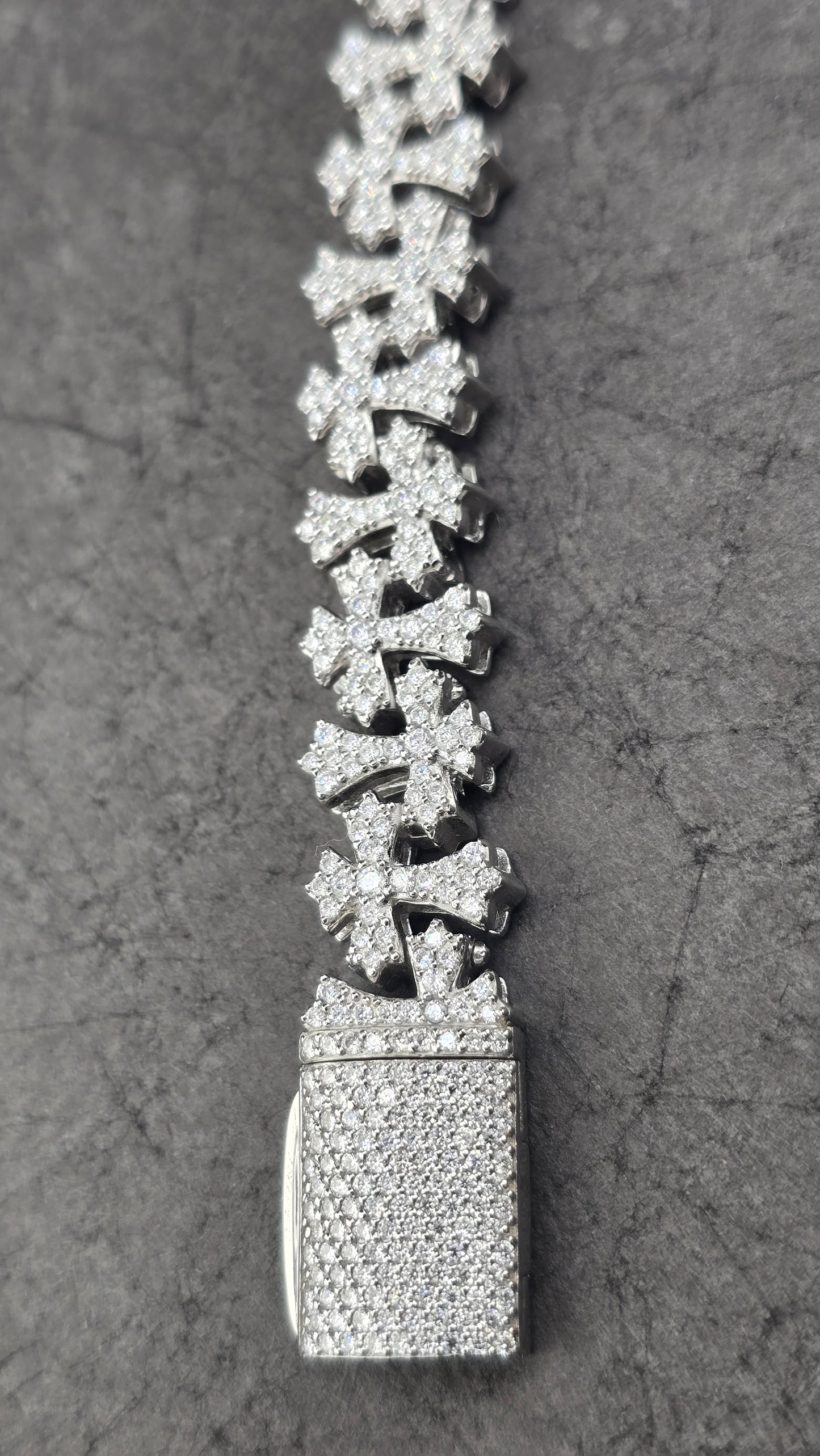 PULSERA MOISSANITA VVS1 - CROSSES