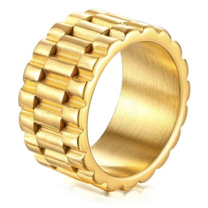 ANILLO TITAN ORO 18K laminado