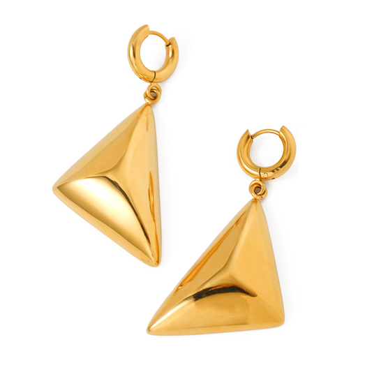 Aretes GIZA ORO 18K Laminado