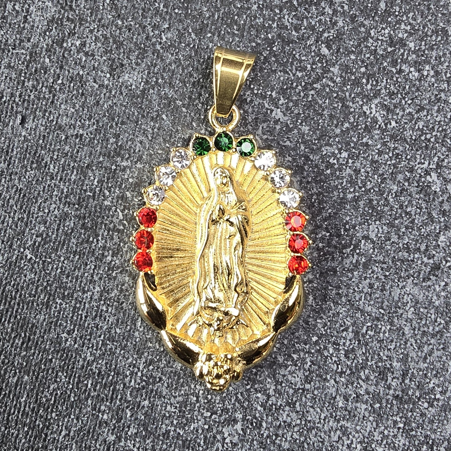 DIJE GUADALUPE ORO18KLAMINADO