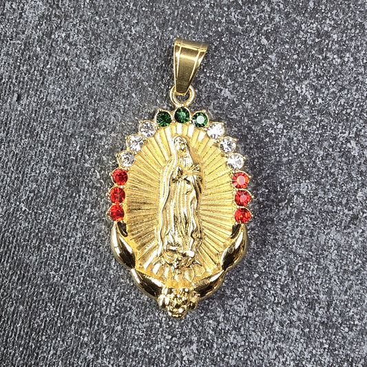 DIJE GUADALUPE ORO18KLAMINADO