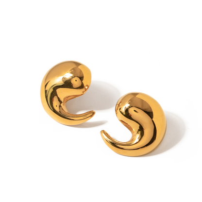 Aretes Golden Tear ORO 18K Laminado