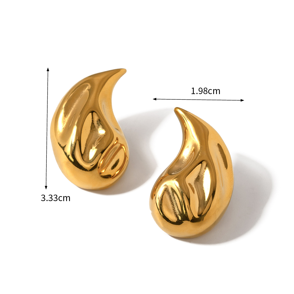 Arete gota ORO 18K LAMINADO